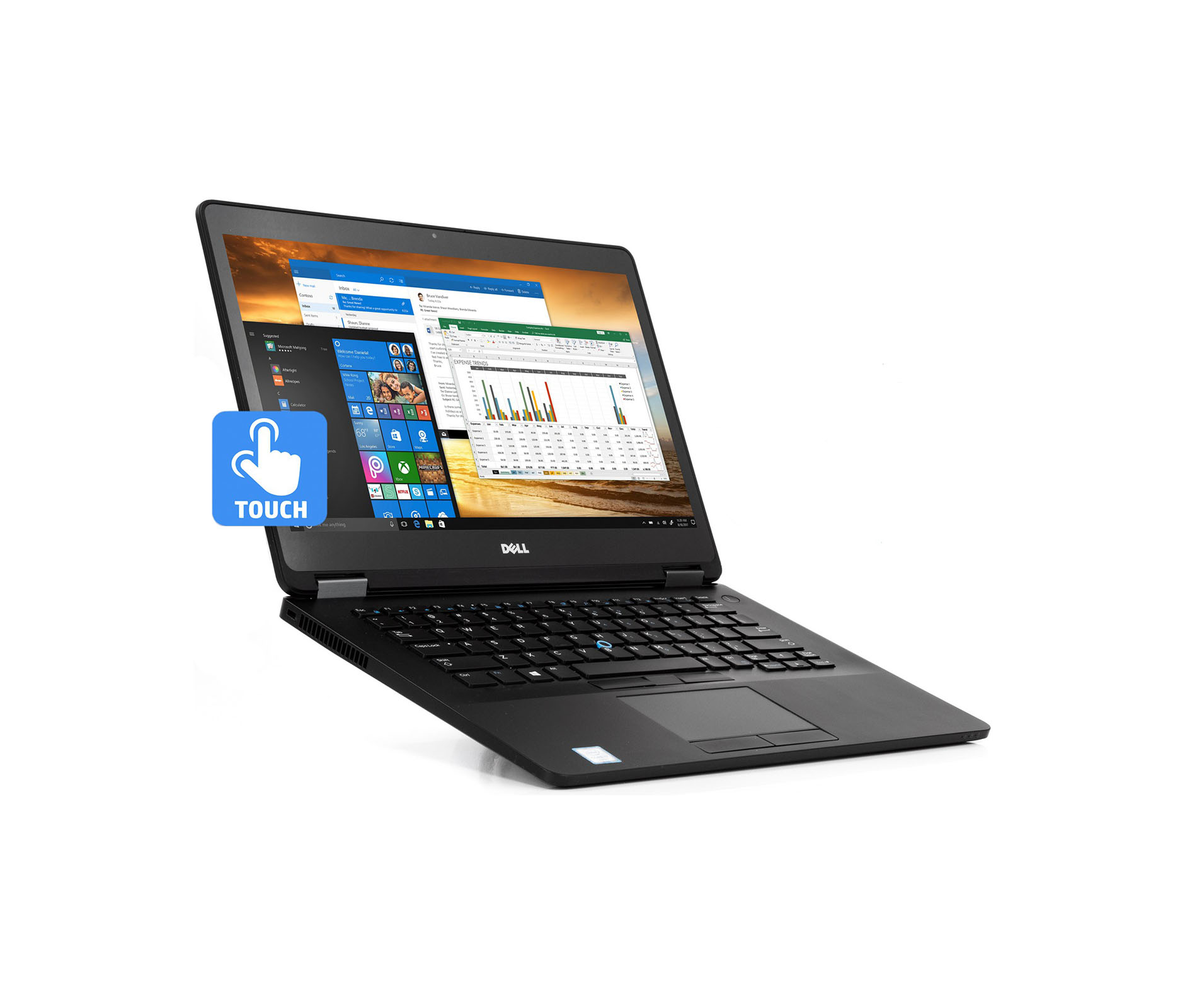DELL Latitude E7470 Notebook Black  (14″) 2560 x 1440 pixels Touchscreen 6th gen Intel® Core i5 8 GB DDR4 256 GB SSD Windows 10 Pro Refurbished
