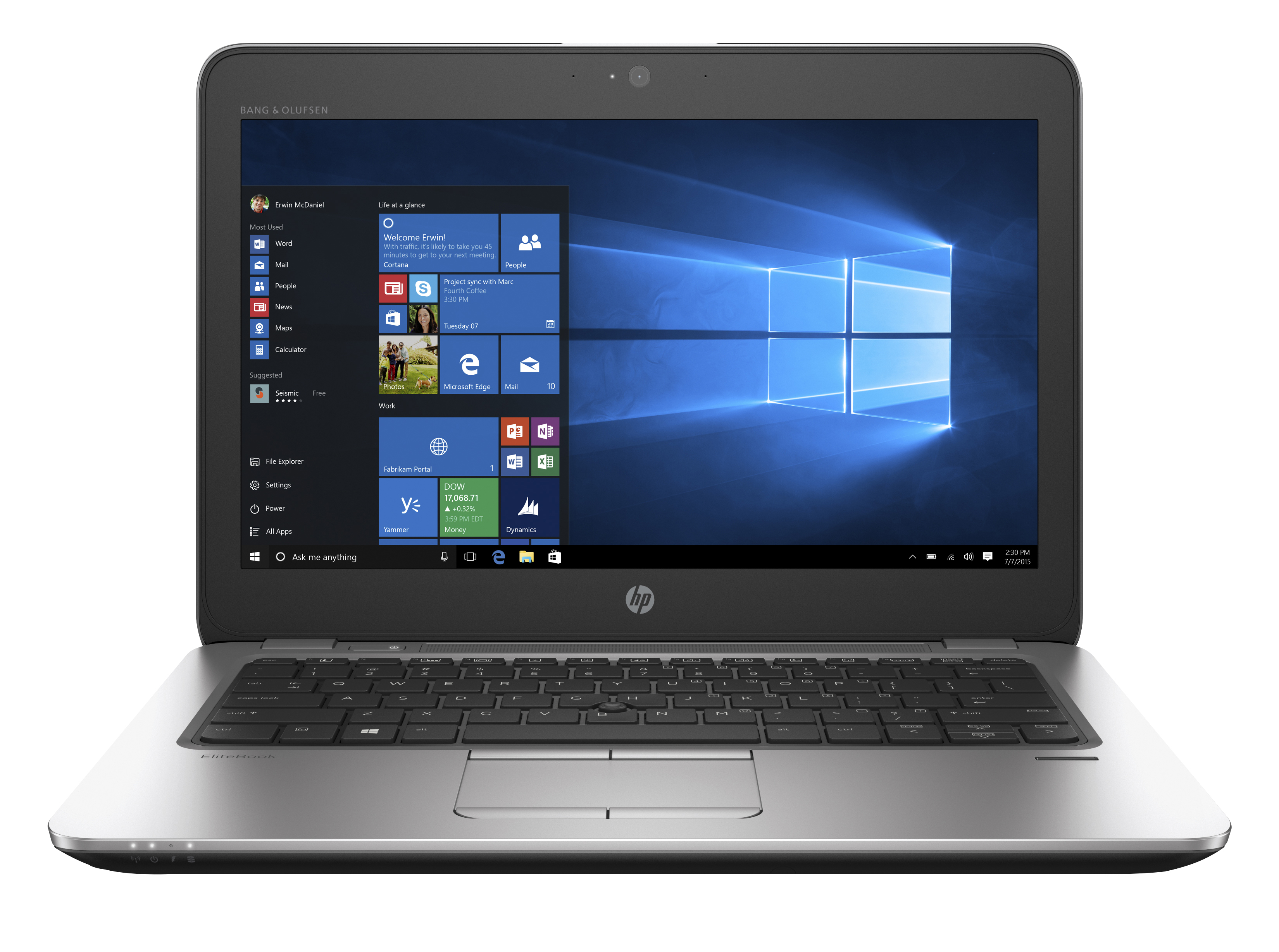 HP EliteBook 820 G3 Notebook PC Intel Core i5 2.4GHz 12.5″ 8GB RAM 256GB SSD Webcam Windows 10 Pro