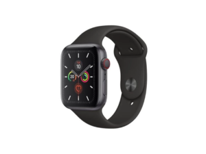 Apple Watch Series 5 44mm Cellular Space Gray Aluminum with Black Sport Band